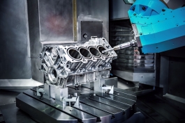 Bild Fräsbearbeitung am Rundtisch