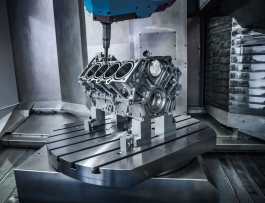 Bild Fräsbearbeitung am Rundtisch